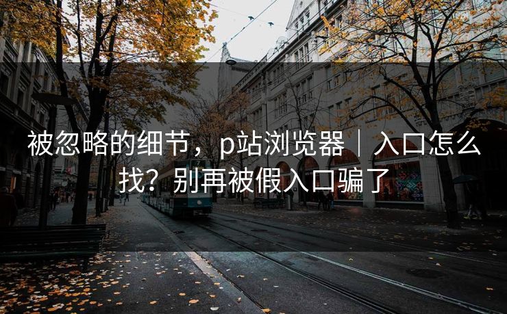 被忽略的细节，p站浏览器｜入口怎么找？别再被假入口骗了