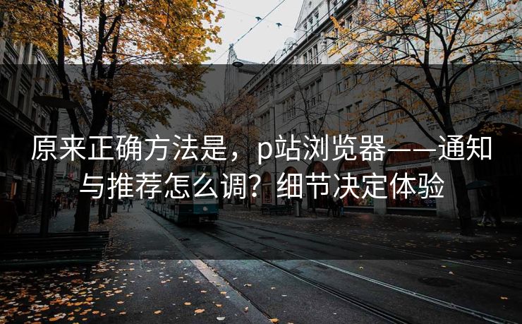 原来正确方法是，p站浏览器——通知与推荐怎么调？细节决定体验