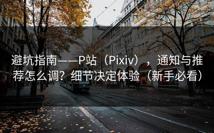 避坑指南——P站（Pixiv），通知与推荐怎么调？细节决定体验（新手必看）