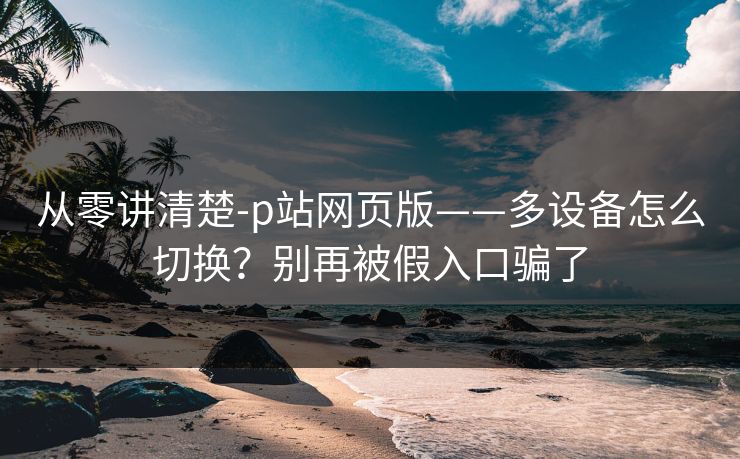 从零讲清楚-p站网页版——多设备怎么切换？别再被假入口骗了